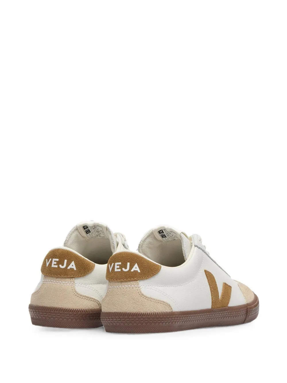 VEJA Volley leather white tent bark sneakers Wit
