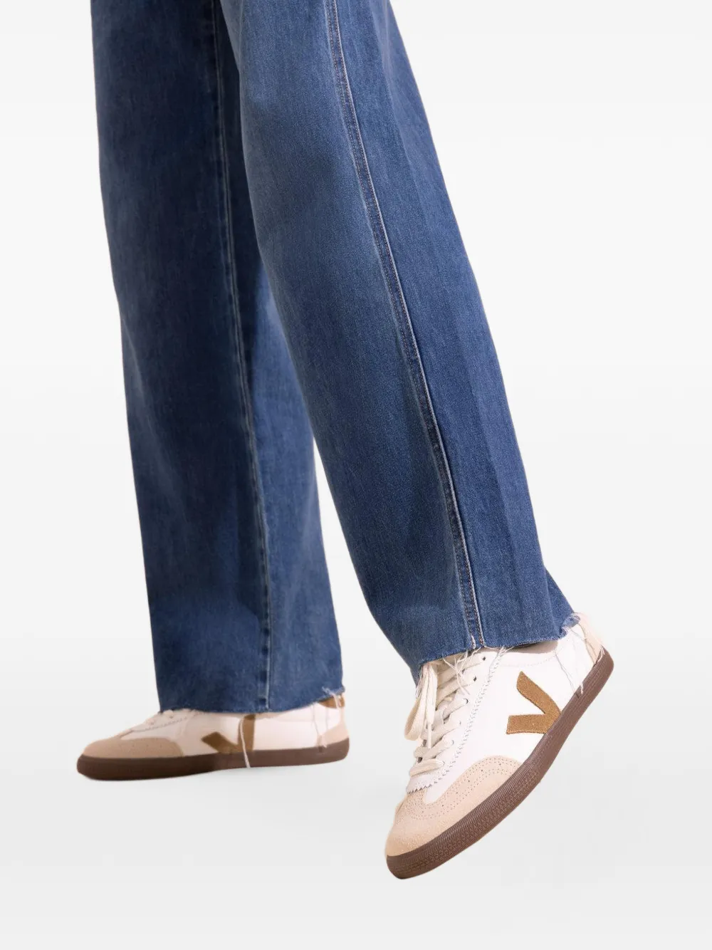VEJA Volley leather white tent bark sneakers Wit