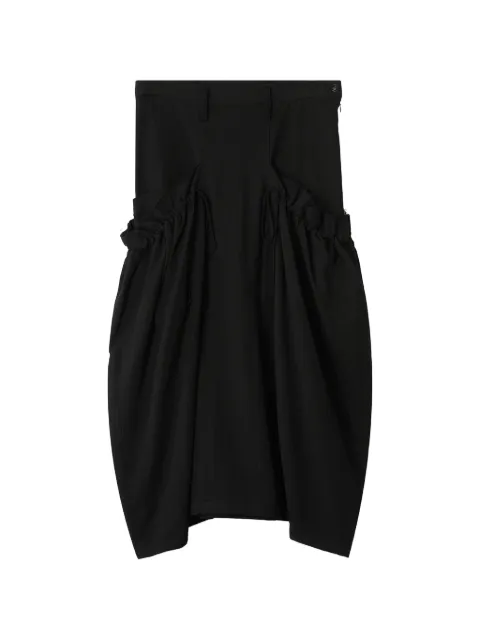 Y's falda midi con cordones en la pretina