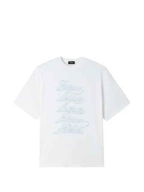 We11done logo-print cotton T-shirt