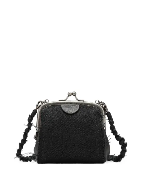Y's kiss-lock denim necklace