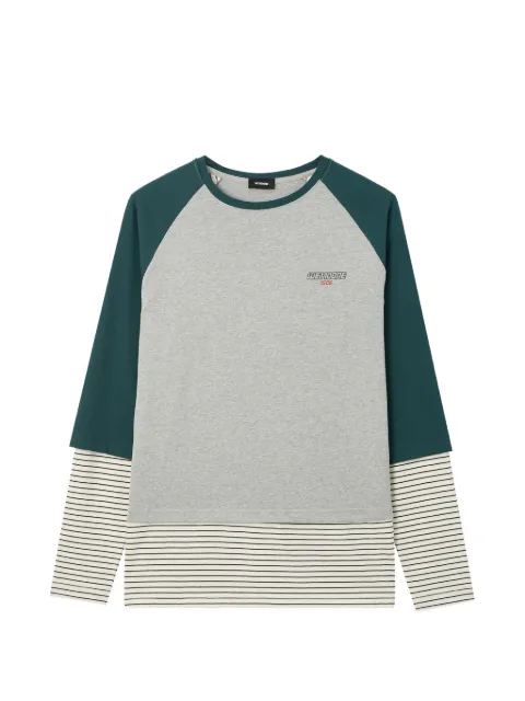 We11done layered long-sleeve T-shirt