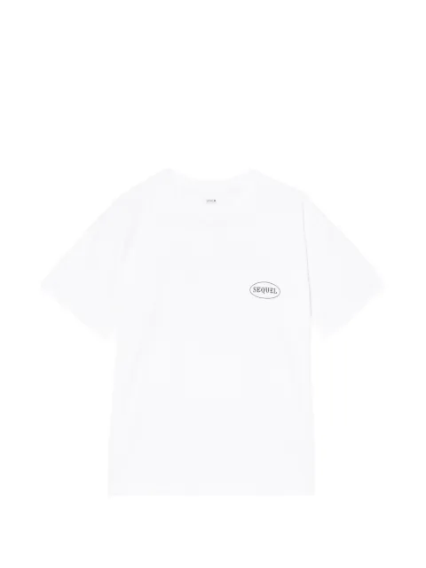 SEQUEL playera de algodón con logo estampado