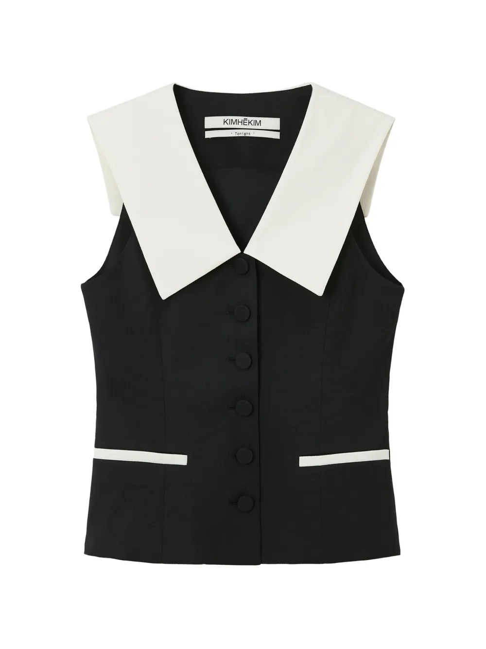 Kimhekim Malevich sailor-collar button-front vest
