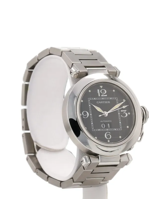Cartier 1990 Pasha C 35mm Watch | Black | FARFETCH