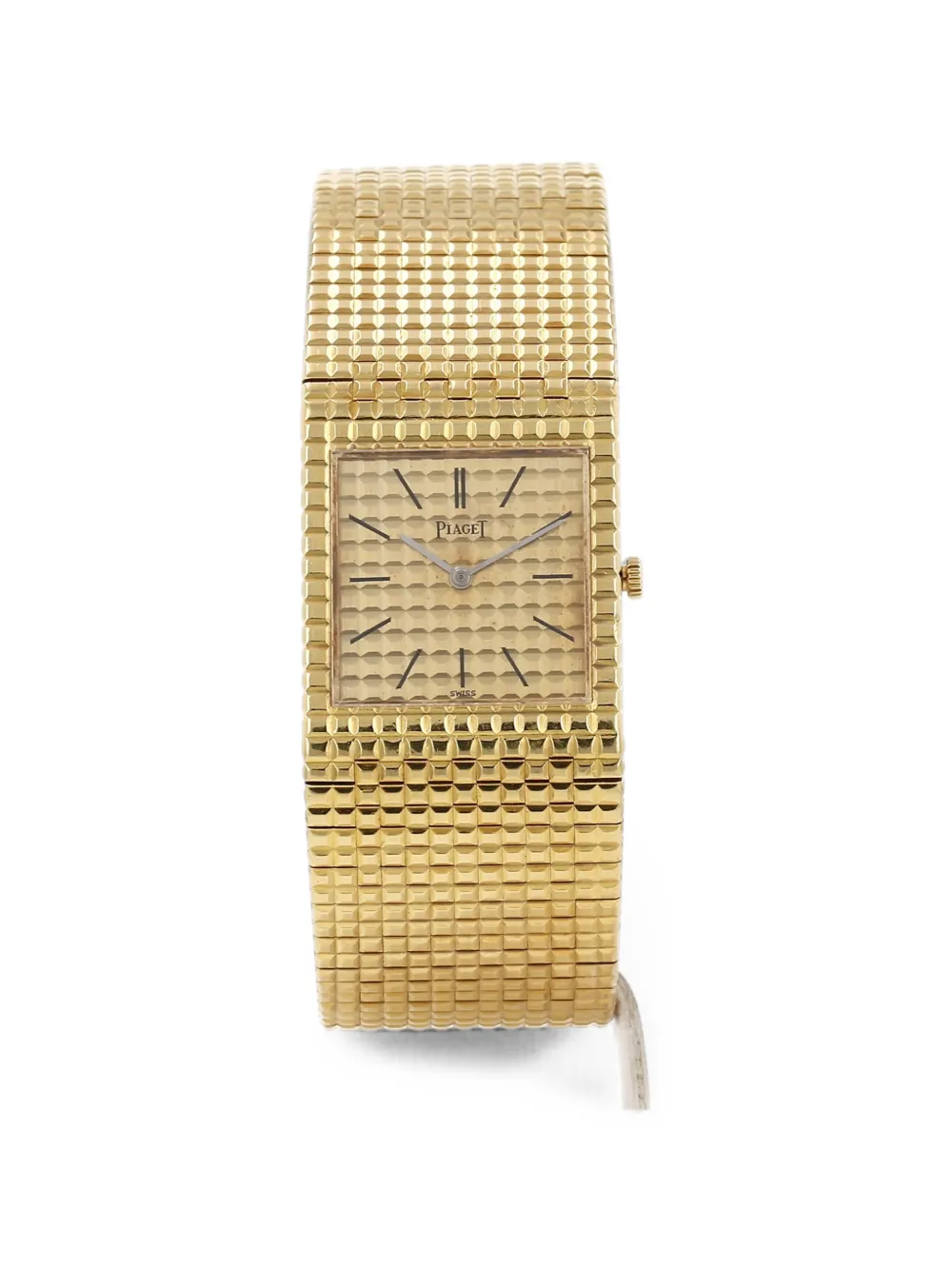 Piaget 1965 clous de Paris square23mm watch - Oro