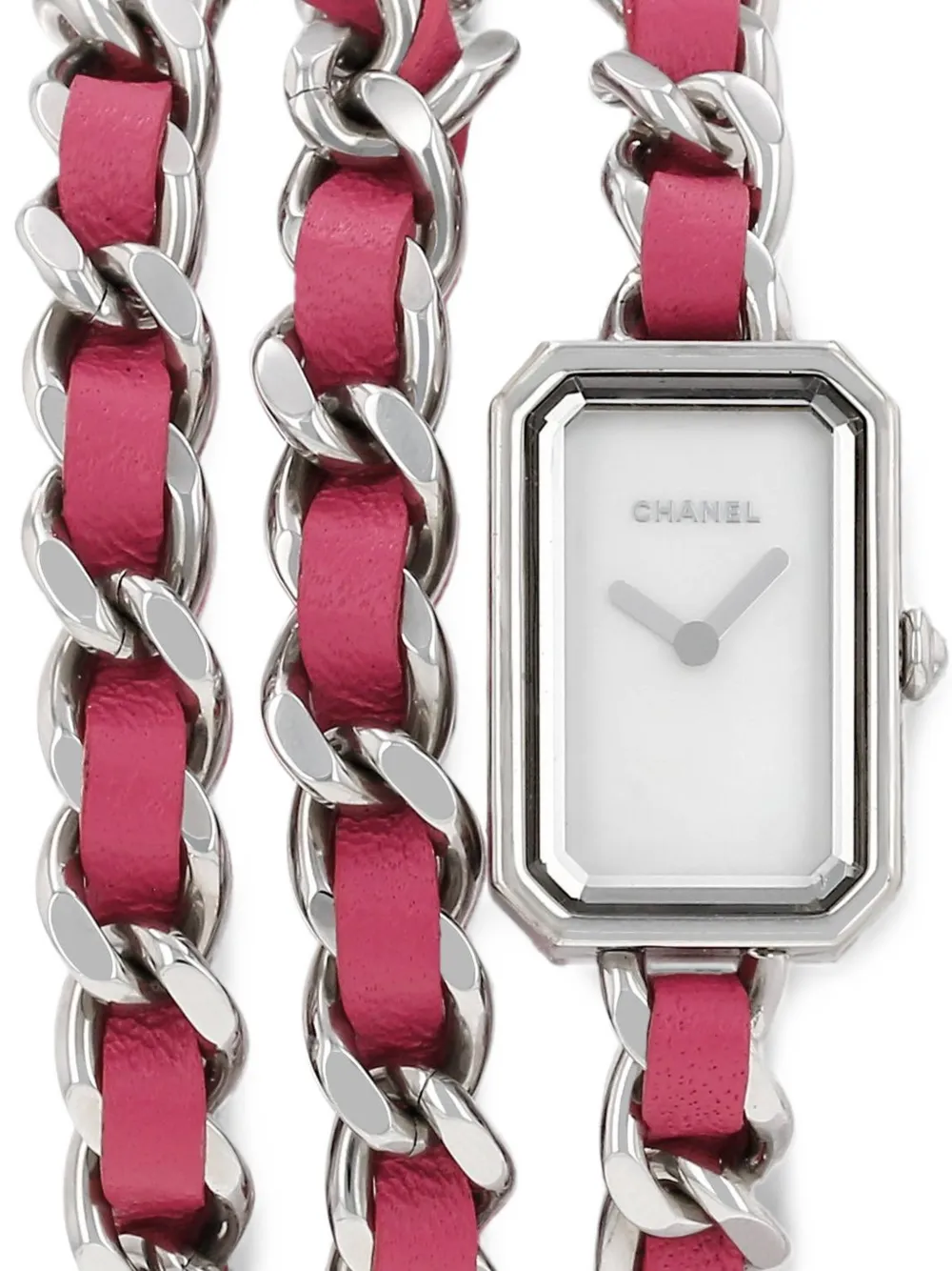 Chanel Pre-owned 2000 Première Rock 24mm Watch in White, view 4