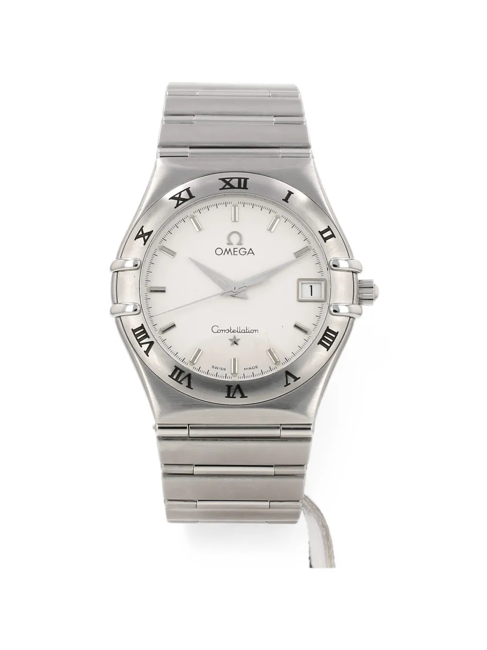 Pre-owned Omega 1990 Constellation 33mm Watch In White