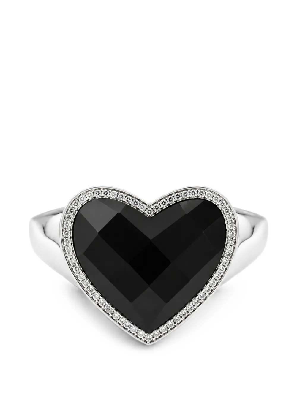 Poche Paris Amour heart-shaped ring - Silber
