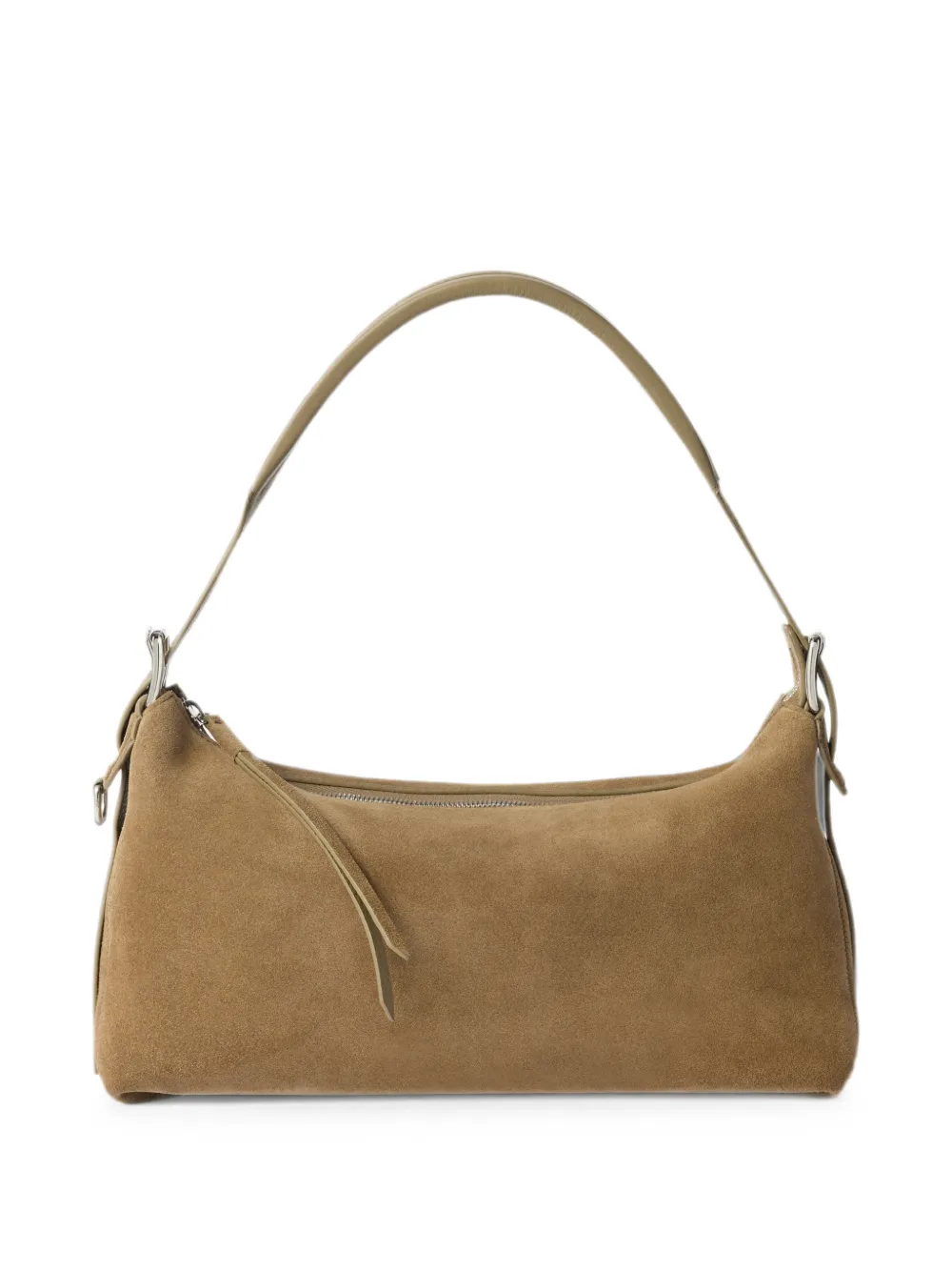 LEMAIRE Belted Bag in Suede Leather in Neutrals, view 4