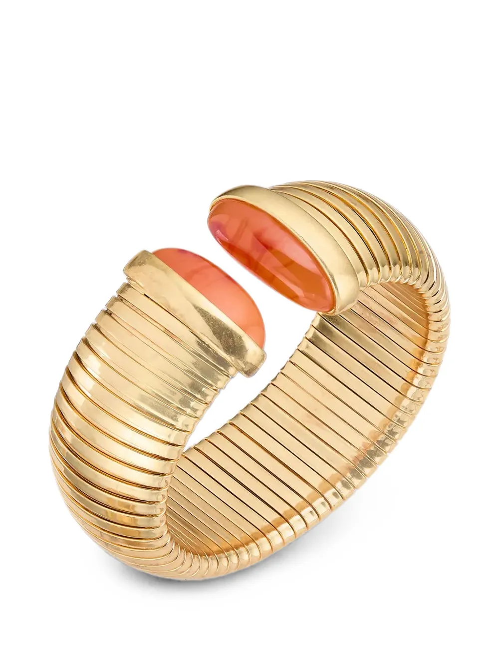 Kurt Geiger London large metal cuff bracelet - Oro