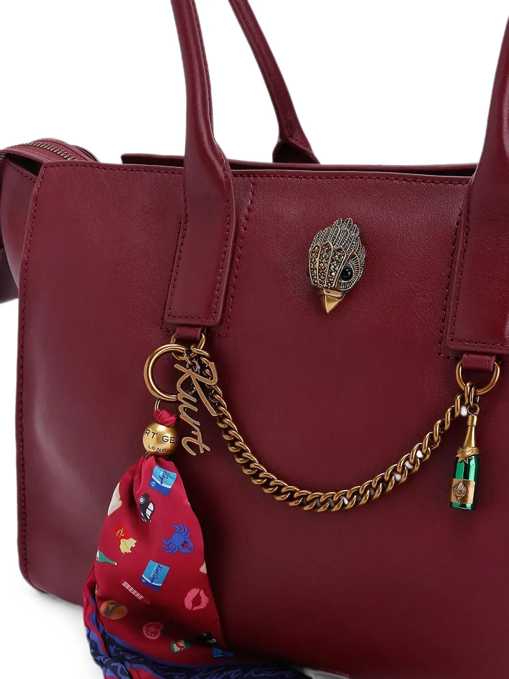 Kurt Geiger London Sloane shopper Rood