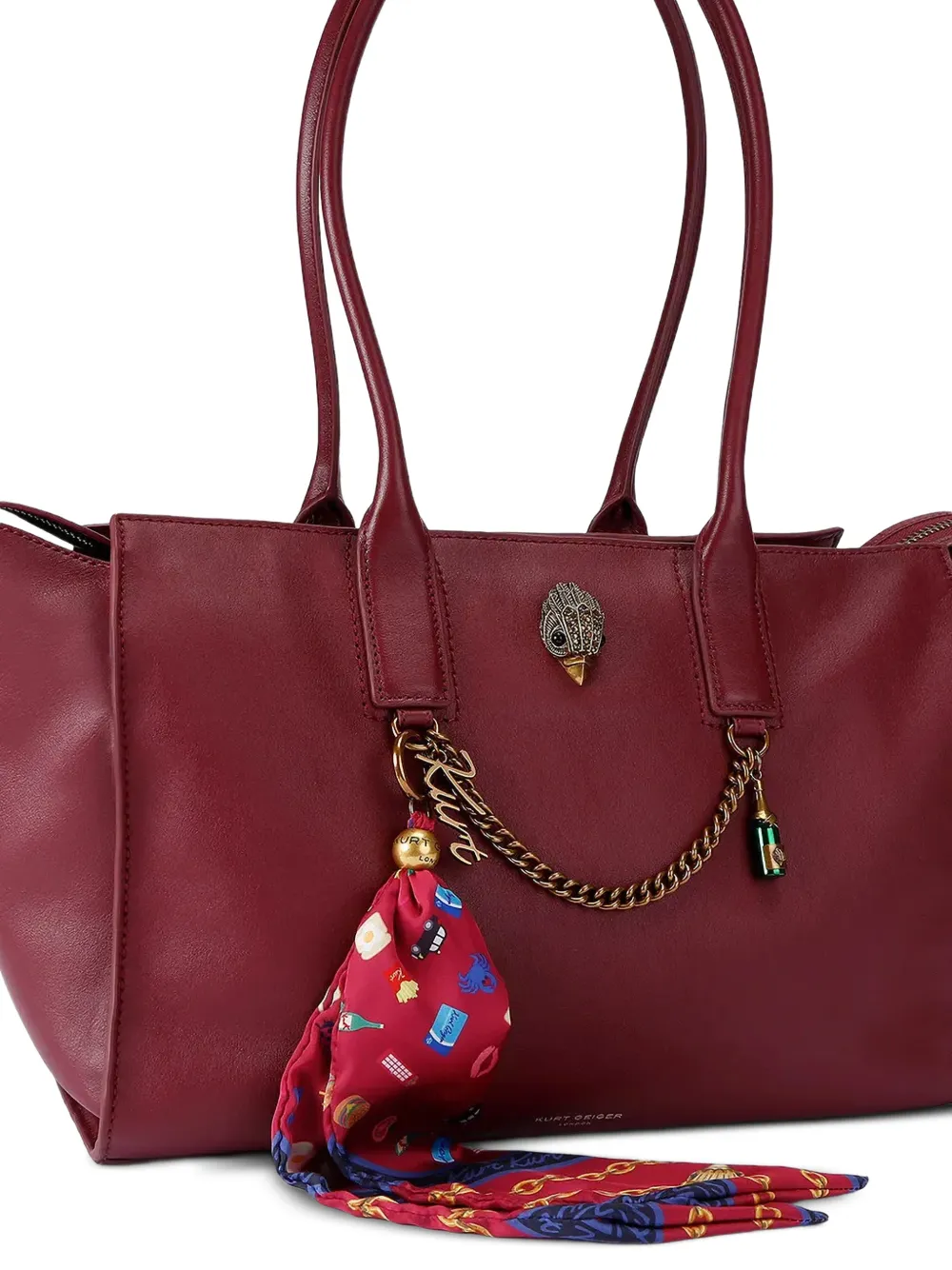 Kurt Geiger London Sloane shopper Rood
