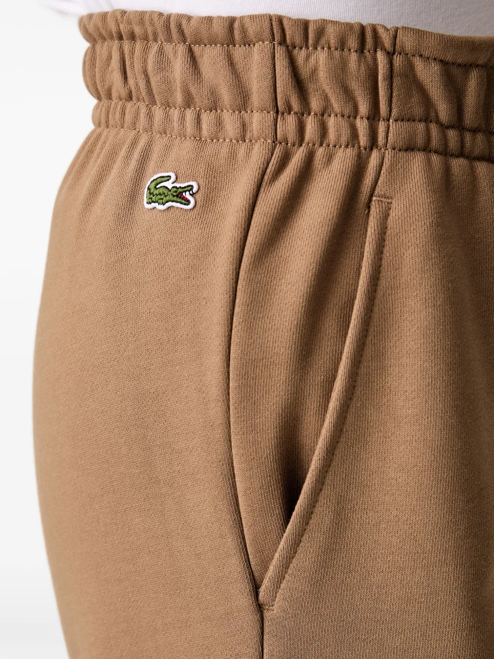 Lacoste Trainingsbroek met logopatch Beige