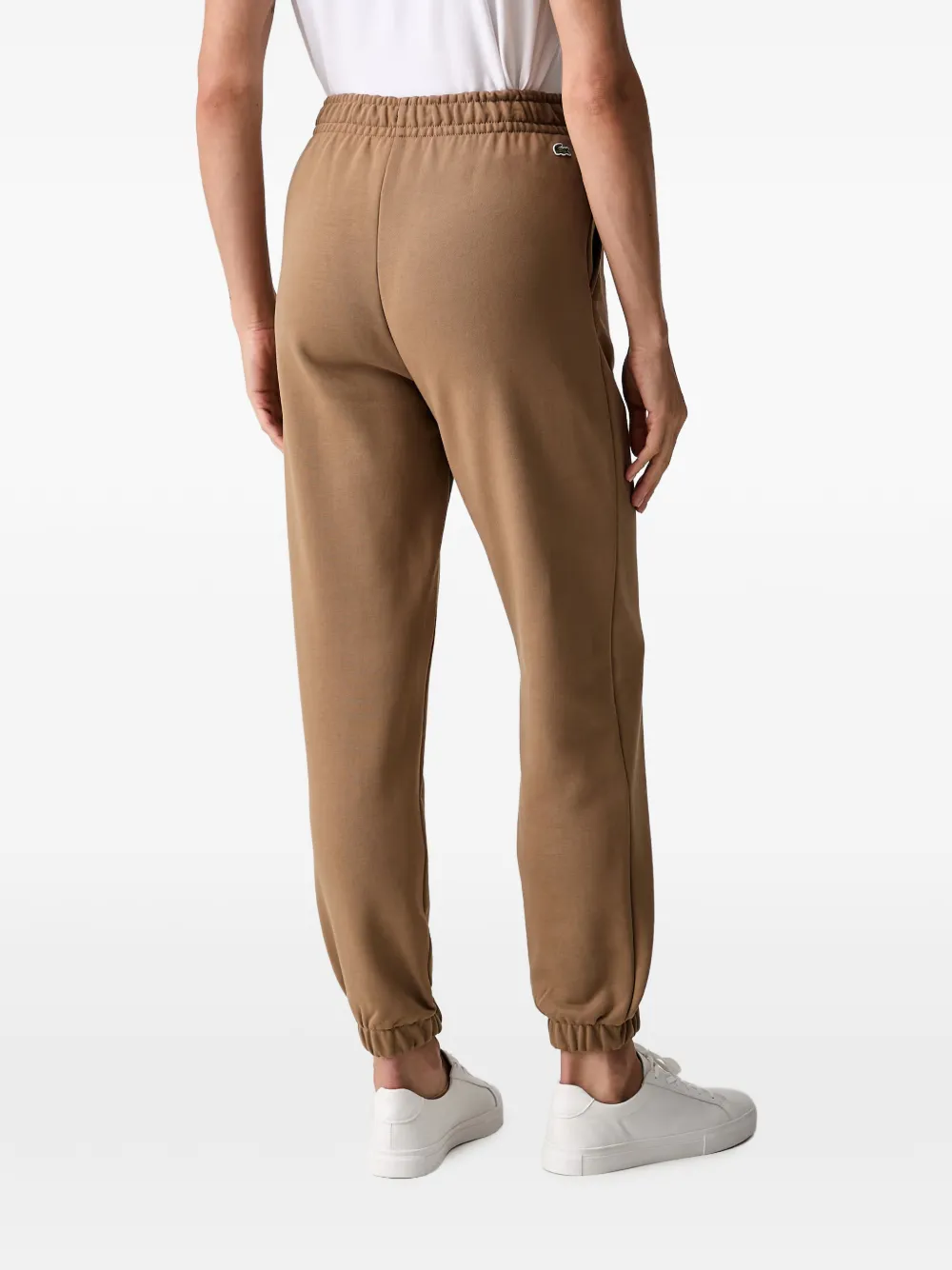 Lacoste Trainingsbroek met logopatch Beige