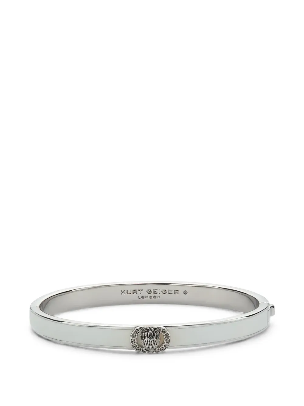 Kurt Geiger London Eagle Head crystal-embellished bracelet - Silber