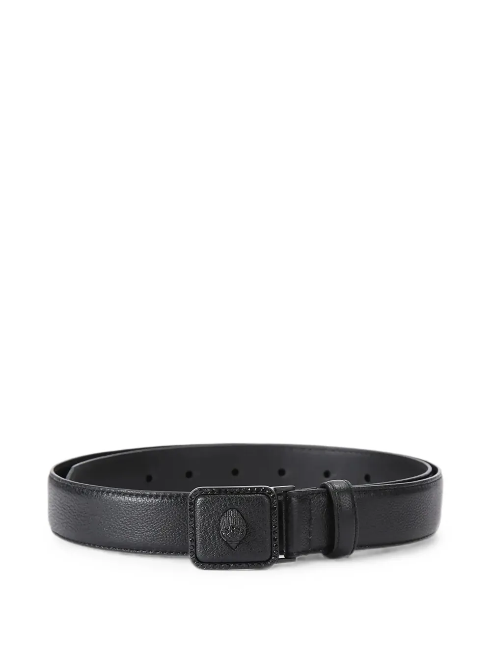Kurt Geiger London crystal-embellished Eagle Head belt - Nero