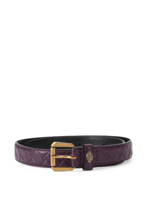 Kurt Geiger London Eagle Head quilted belt