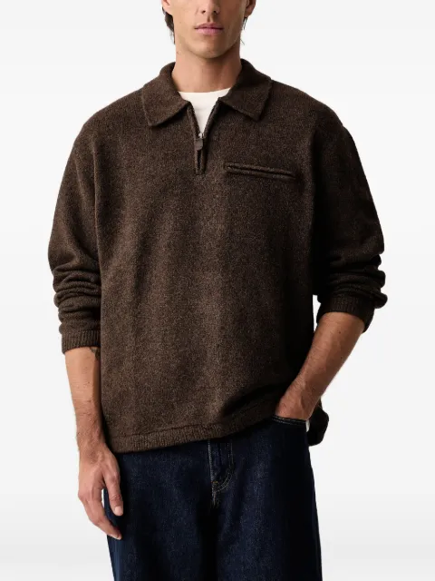 Levi's quarter-zip chest-pocket sweater