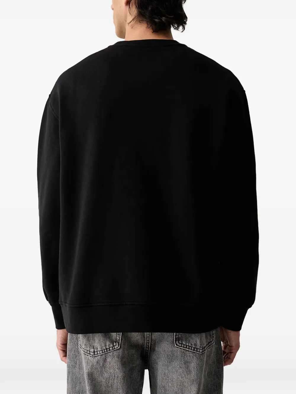 Levi's logo-embroidered sweatshirt Zwart