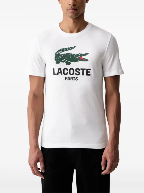 Lacoste playera de algodón con estampado