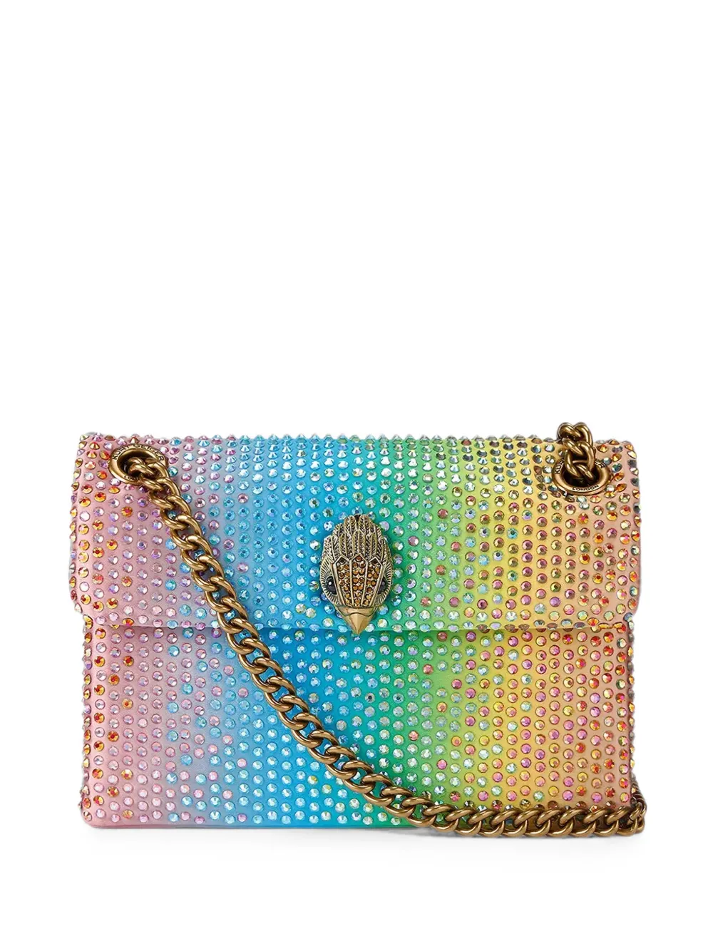 Kurt Geiger London Borsa a tracolla con cristalli - Blu