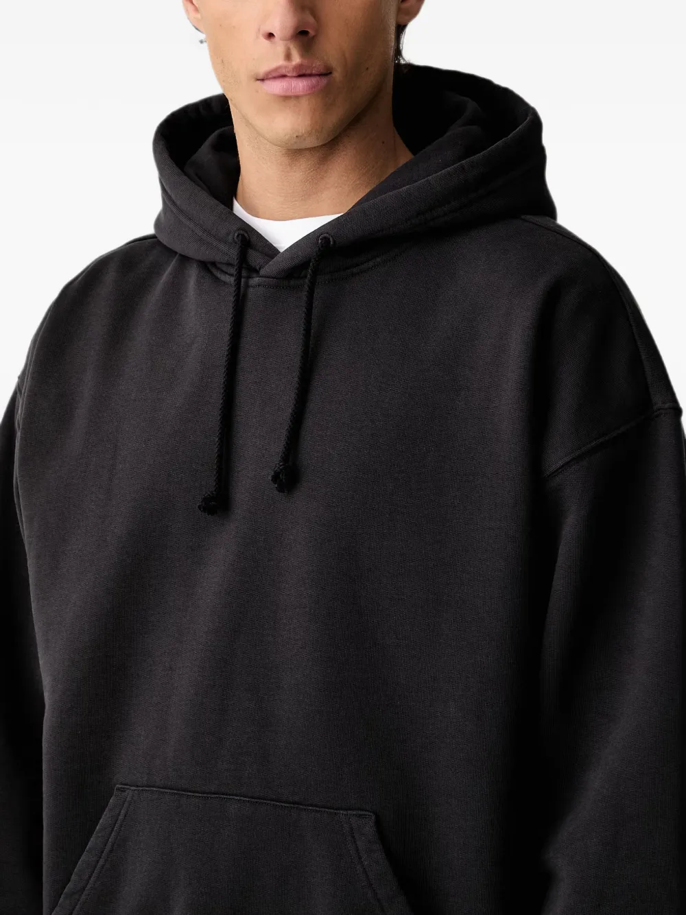 Levi's Workwear logo-patch drawstring hoodie Zwart