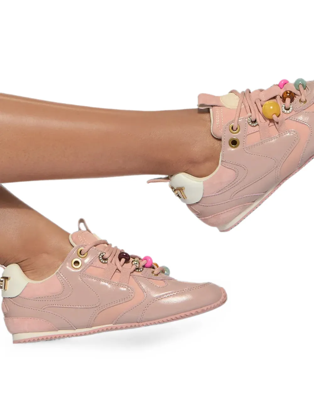 Kurt Geiger London Kurt bead slim runner Roze