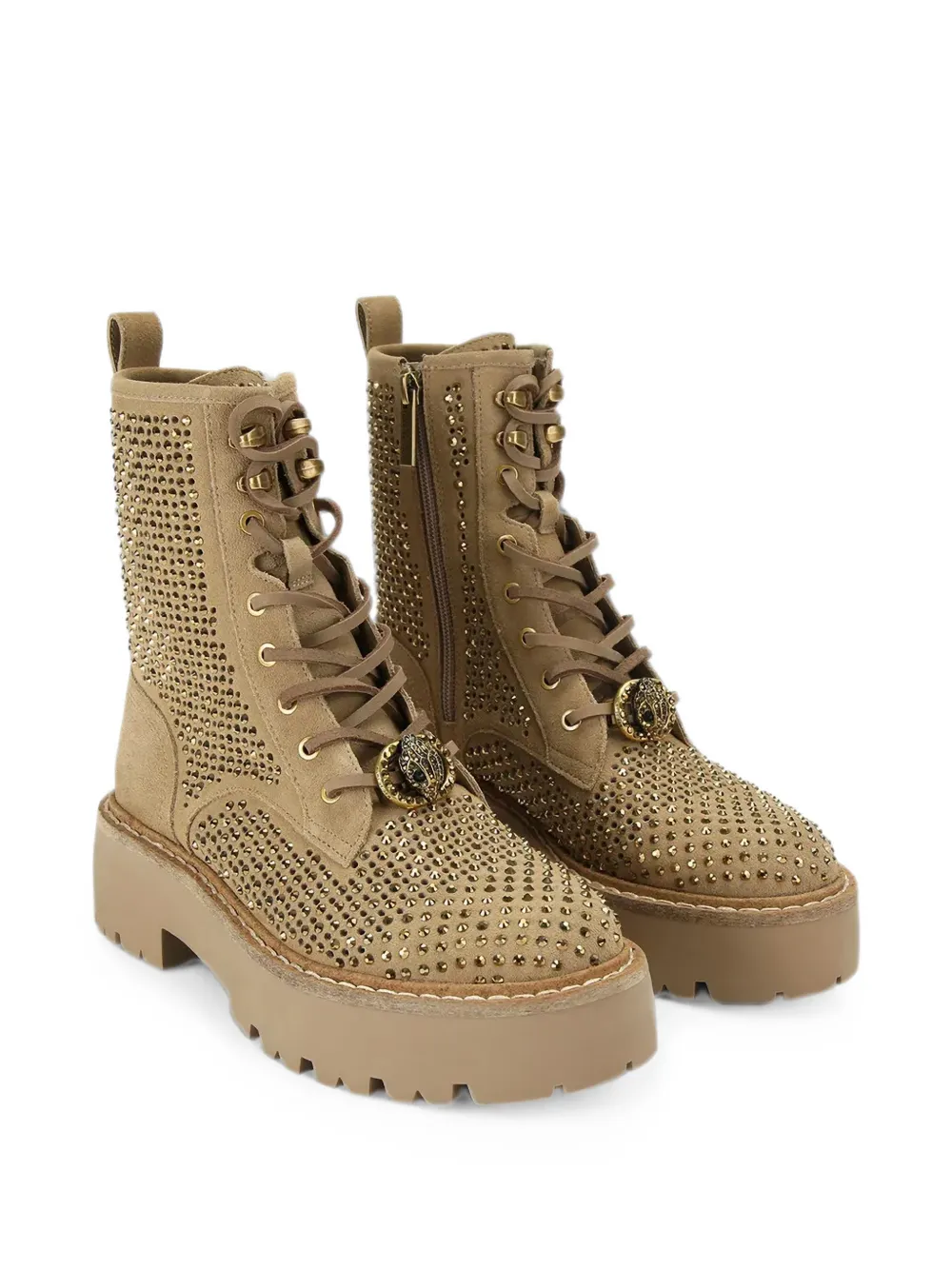 Kurt Geiger London Chelsea laarzen met geperforeerde details Beige