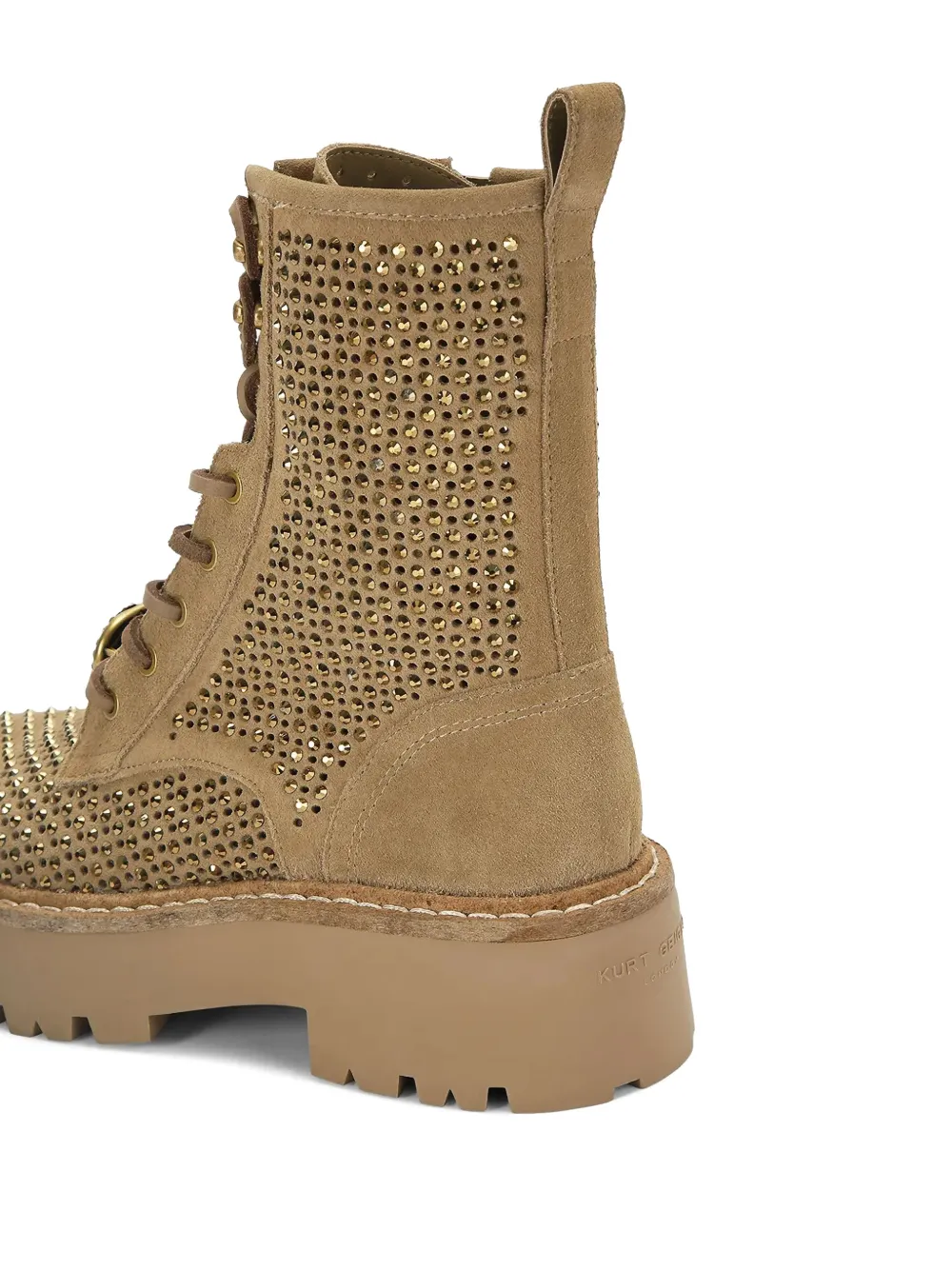 Kurt Geiger London Chelsea laarzen met geperforeerde details Beige