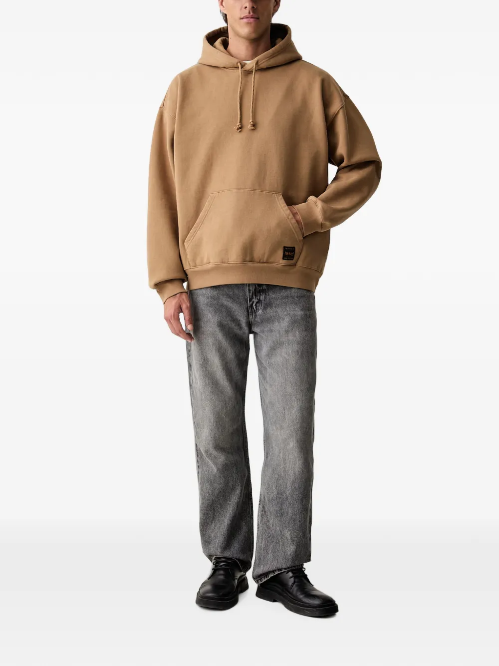 Levi's logo-patch drawstring hoodie Bruin