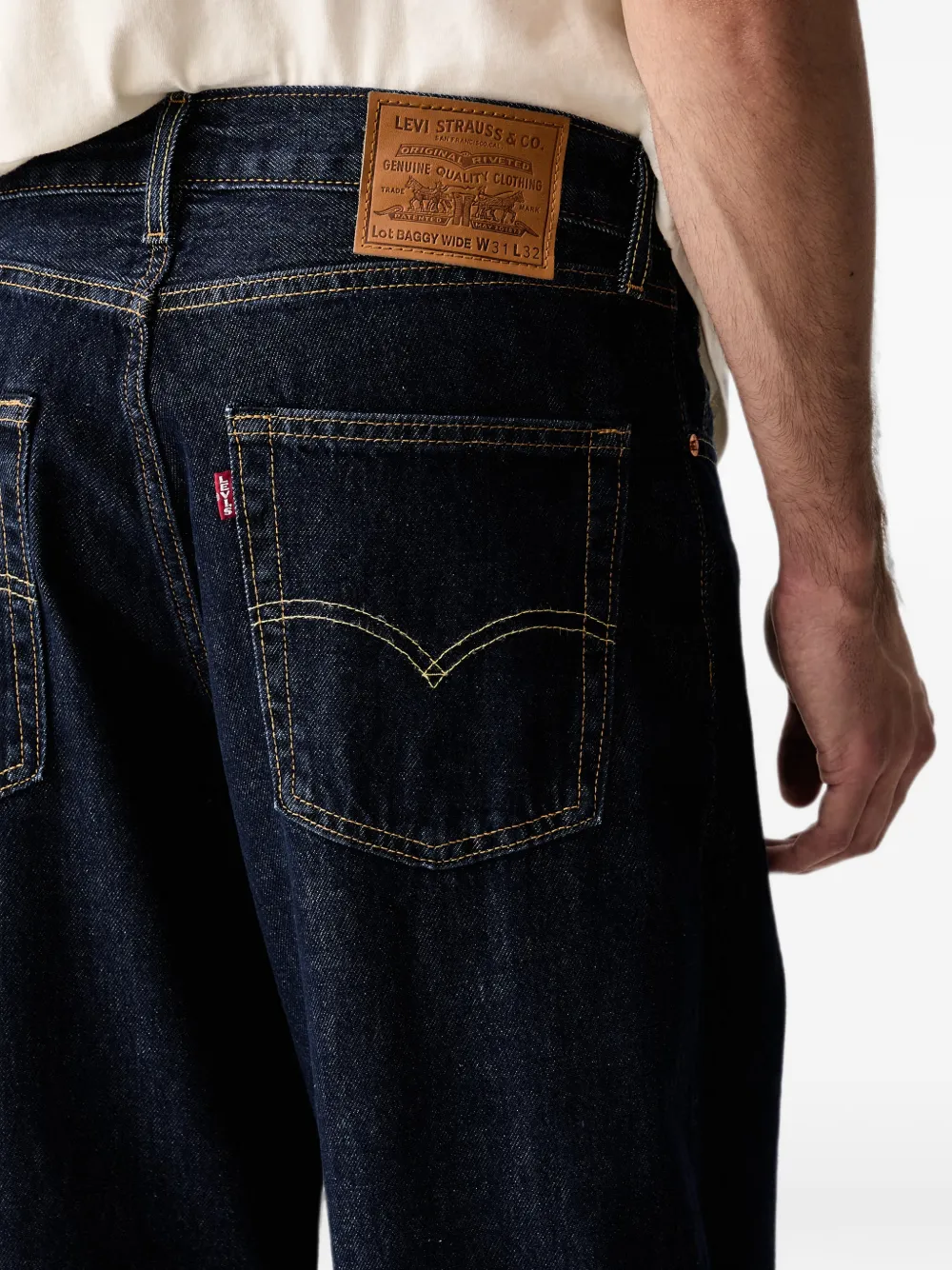 Levi's baggy wide-leg jeans Blauw