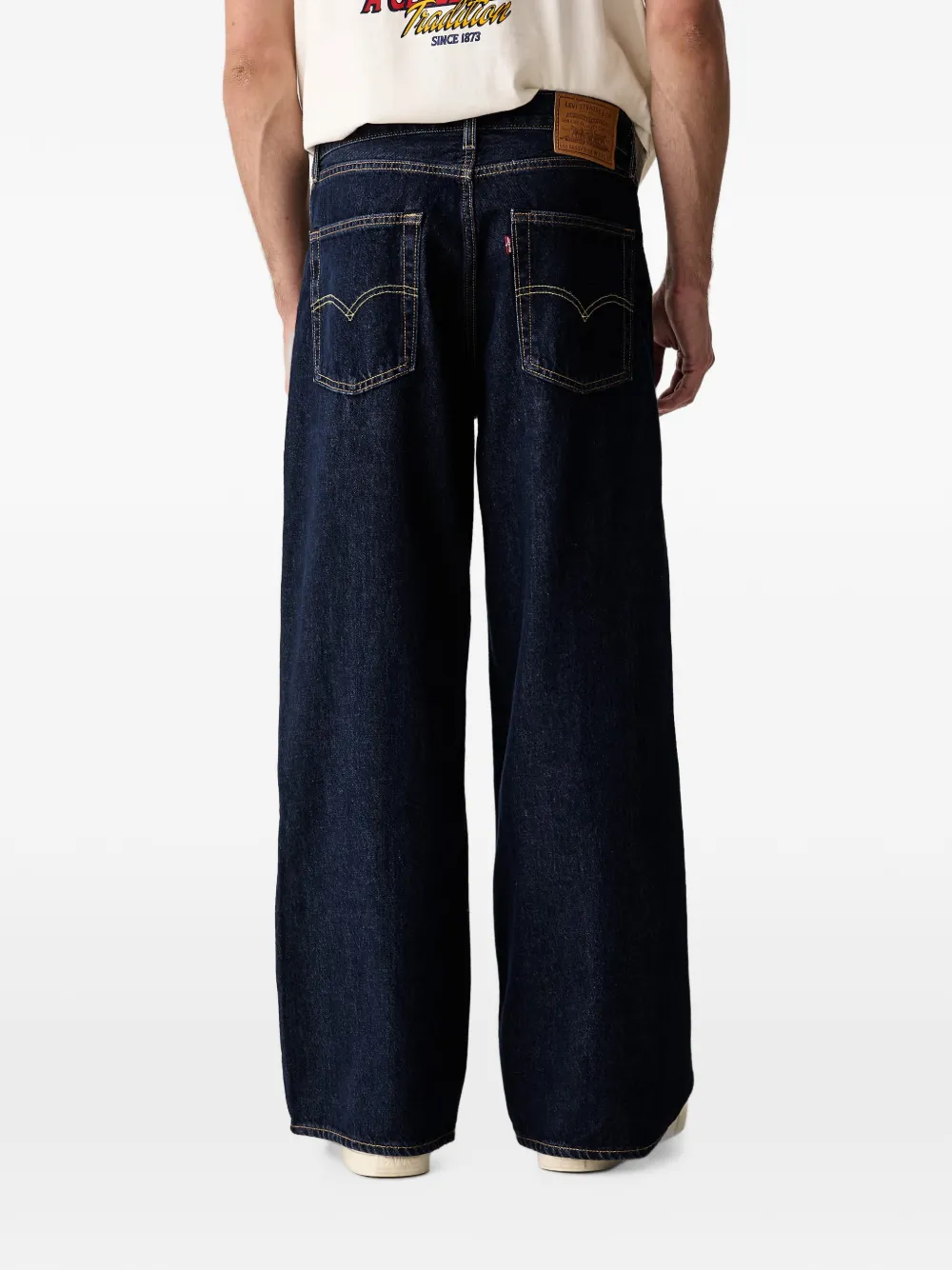 Levi's baggy wide-leg jeans Blauw