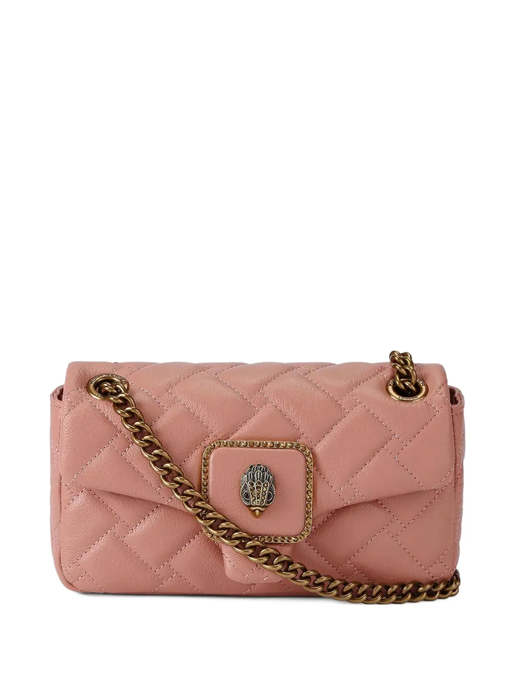 Kurt Geiger London Pimlico quilted leather shoulder bag - Rosa