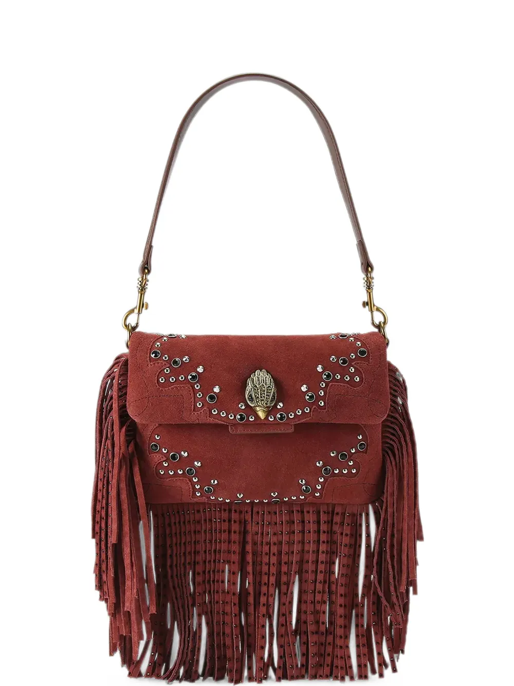 Kurt Geiger London Oxford fringe shoulder bag - Rosso