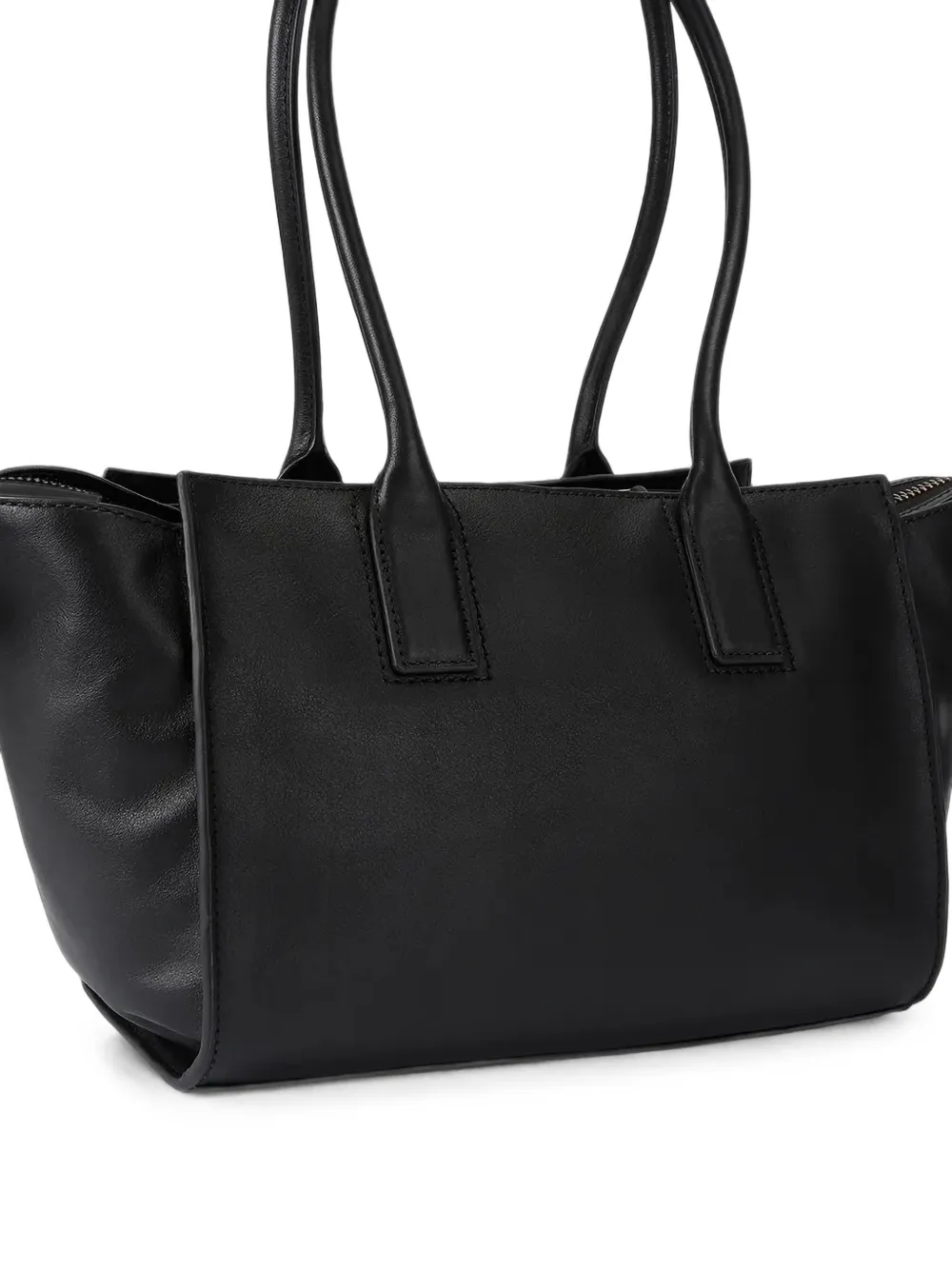 Kurt Geiger London Shopper met sjaaldetail en adelaar-plakkaat Zwart