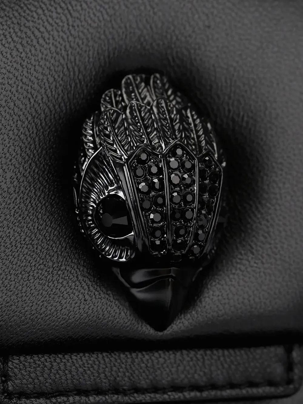 Kurt Geiger London Oxford schoudertas met franje Zwart