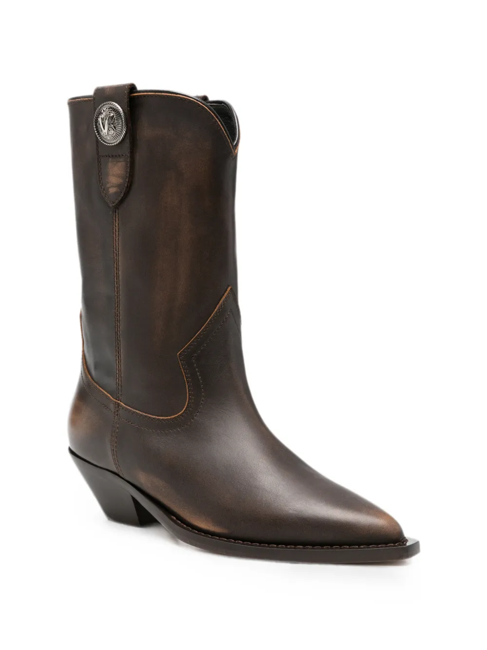 Via Roma 15 pointed-toe western-style boots Bruin