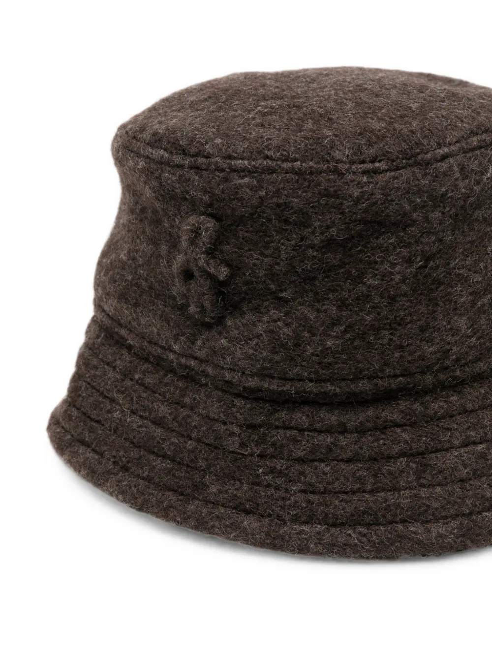 Ruslan Baginskiy logo-embroidered felt bucket hat Bruin