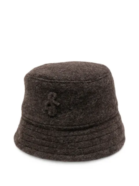 Ruslan Baginskiy logo-embroidered felt bucket hat