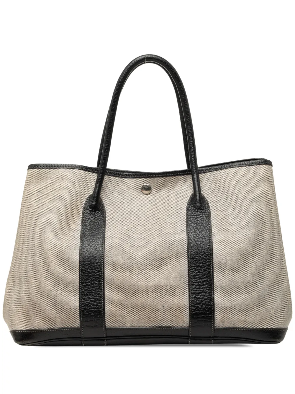 Hermès Pre-Owned 2002 Toile and Negonda Garden Party 36 tote bag - Nude