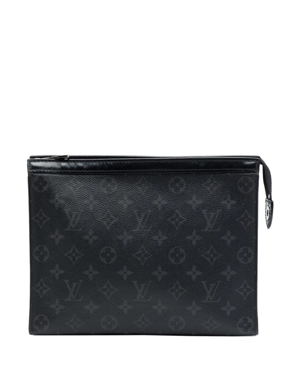 Louis Vuitton Pre-Owned 2017 Monogram Eclipse Pochette Voyage MM clutch bag - Nero