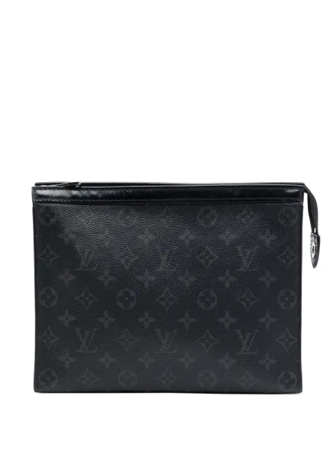 Louis Vuitton Pre-Owned 2017 Monogram Eclipse Pochette Voyage MM clutch bag