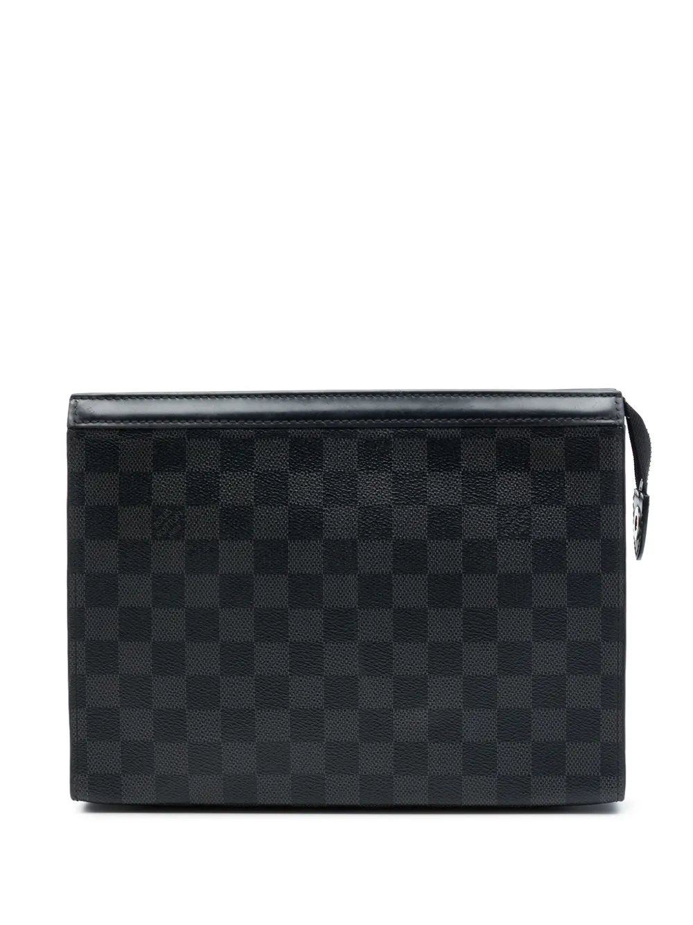 Louis Vuitton Pre-Owned 2017 Damier Graphite Pochette Voyage MM clutch bag - Nero