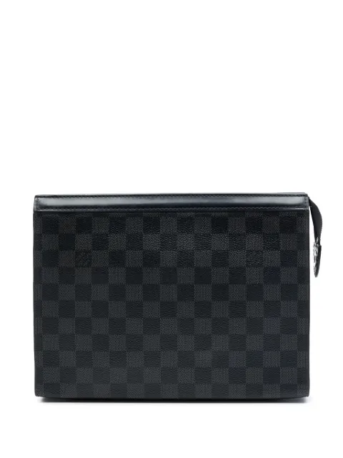 Louis Vuitton Pre-Owned 2017 Damier Graphite Pochette Voyage MM clutch bag