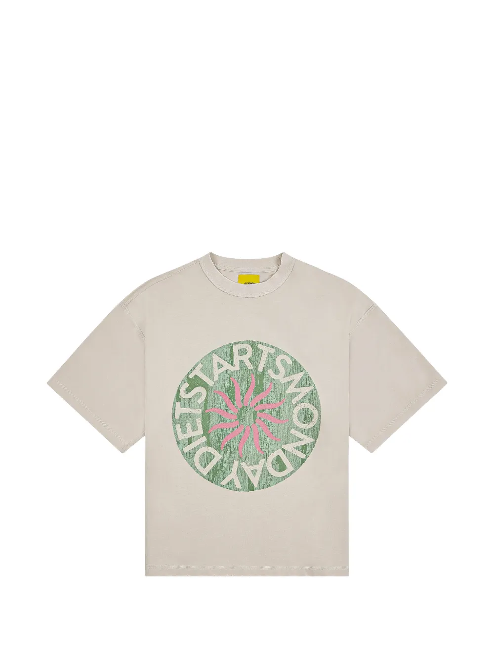 Diet Starts Monday Sol graphic-print T-shirt - Weiß