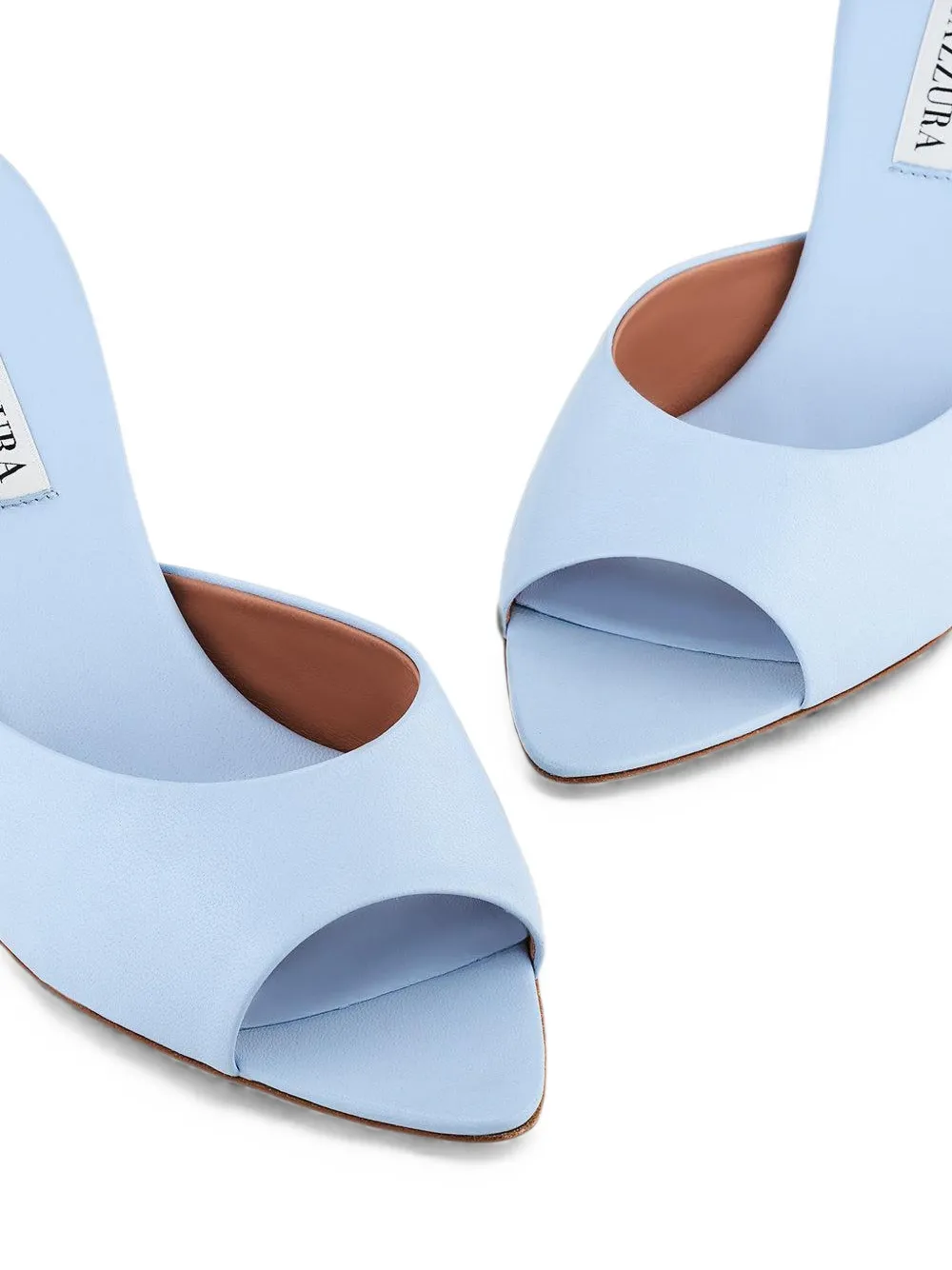 Aquazzura Bisous mules 65 Blauw