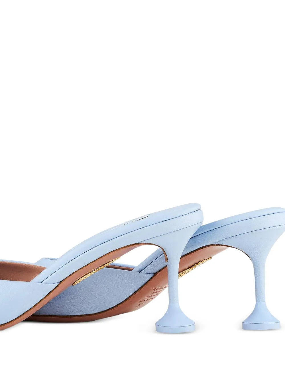 Aquazzura Bisous mules 65 Blauw