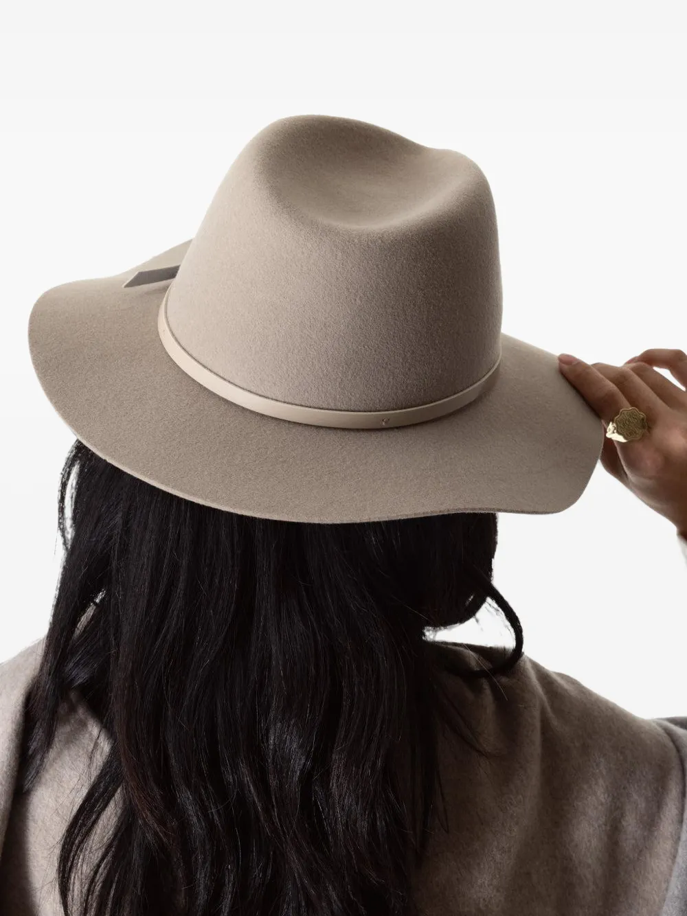 rag & bone City fedora hoed Beige