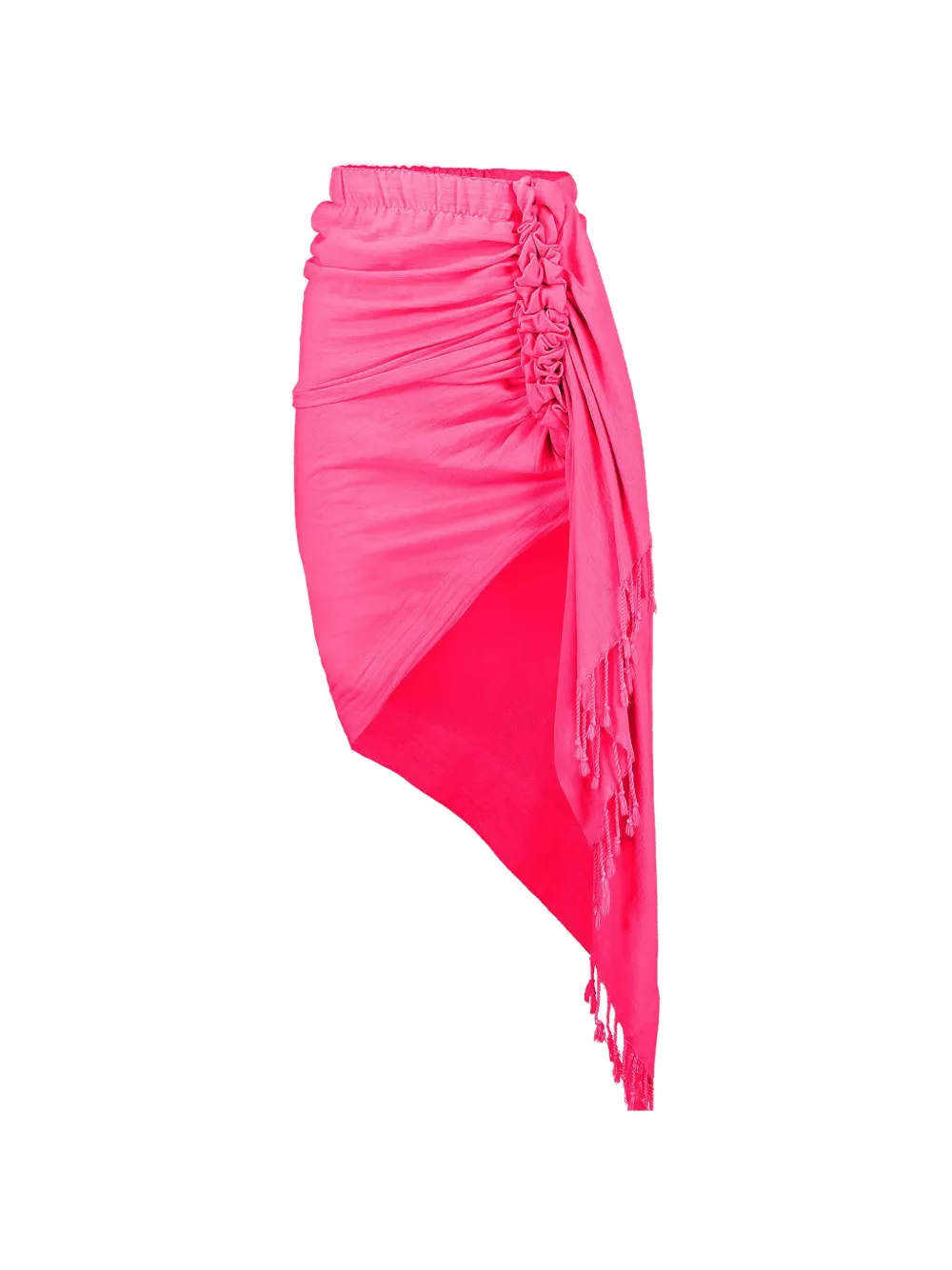 JBQ Tulum asymmetric mini skirt - Rosa
